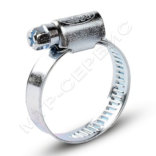 Хомут червячный 40-60/9 W1 оцинковка Хомут червячный 40-60/9 W1 оцинковка